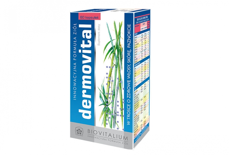 Zestaw - Dermovital (2x60 kaps.) - Suplement diety na zdrowe włosy, skórę, paznokcie. (1)